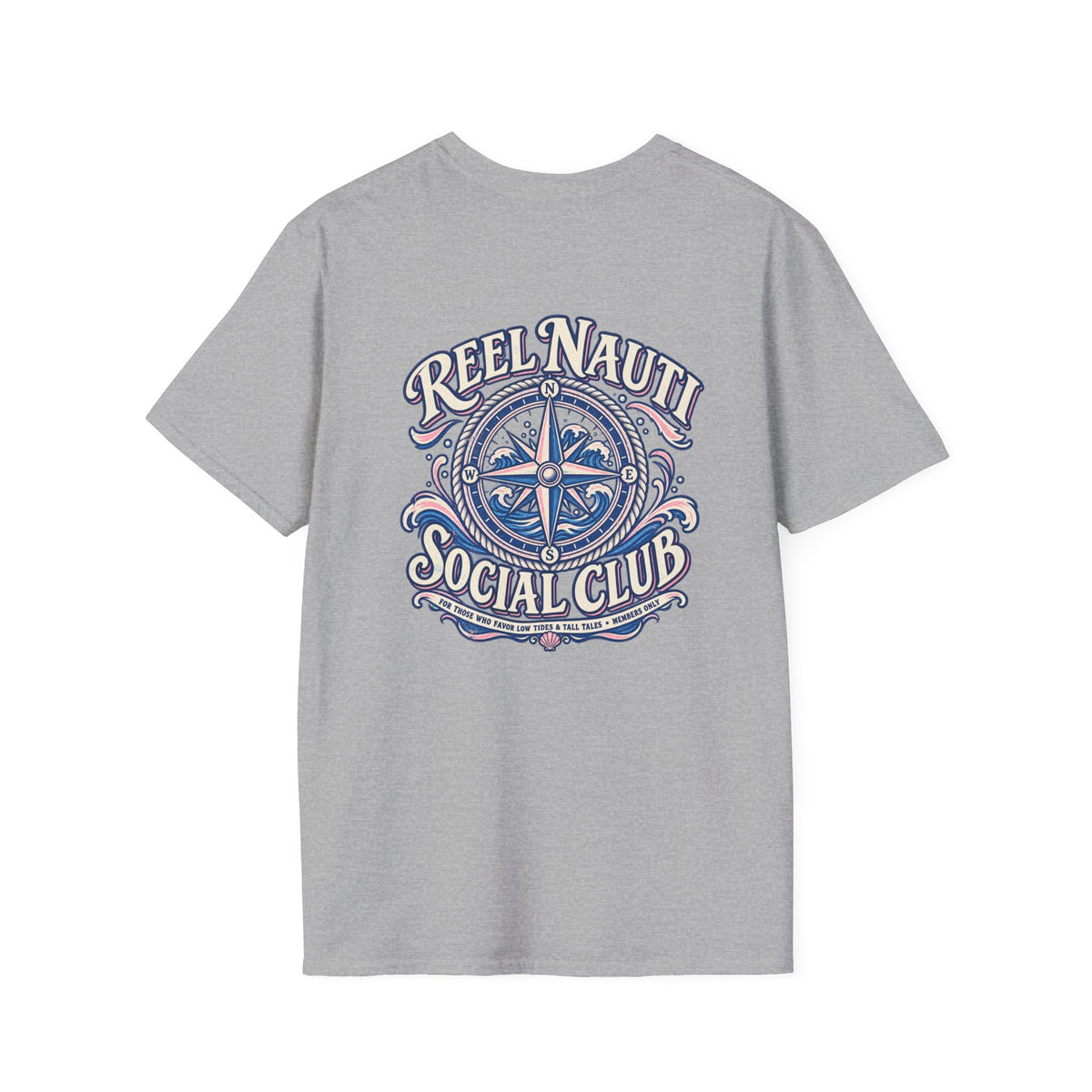 Reel Nauti Social Club Soft Shirt Sleeve Coastal Tee