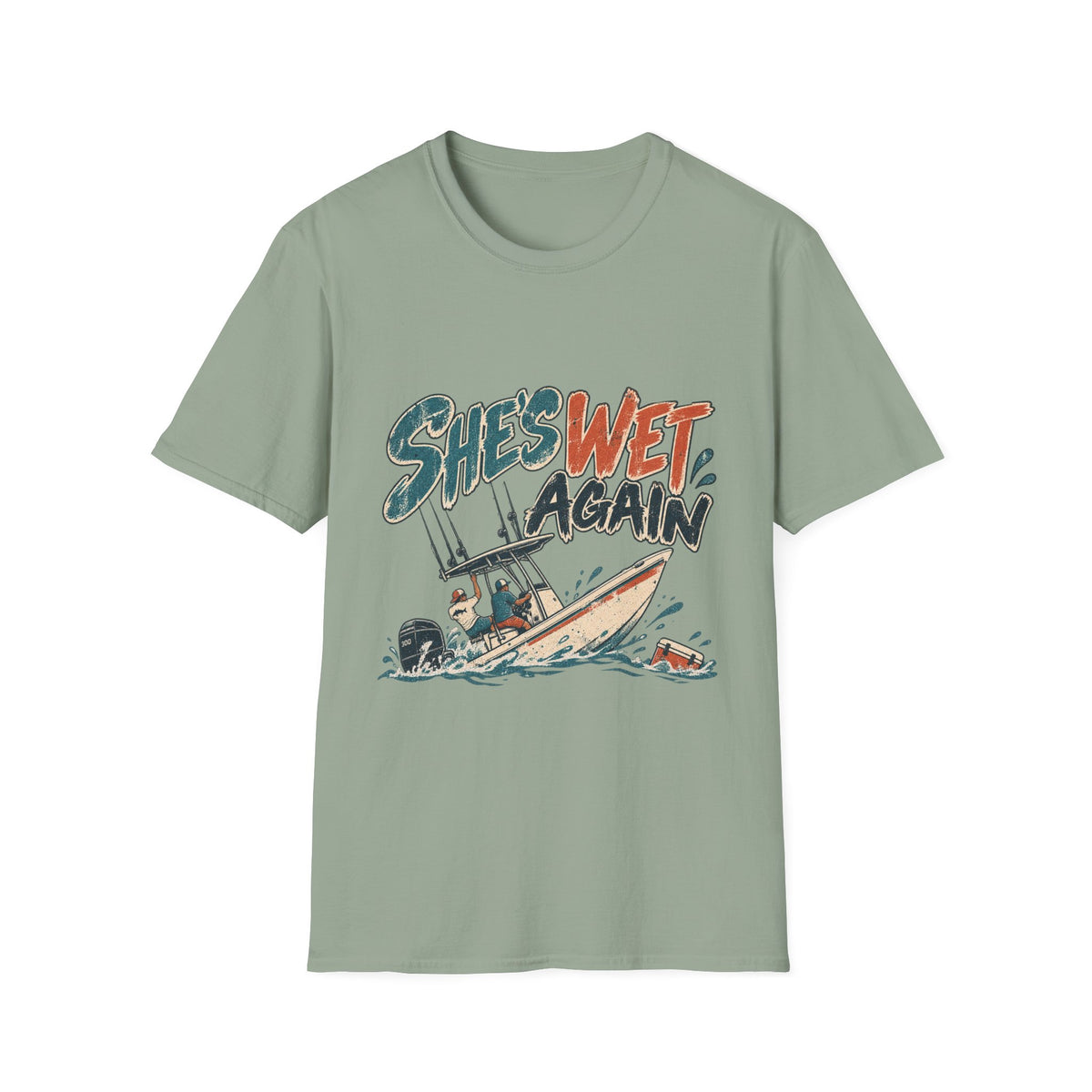 Reel Nauti She’s Wet Again Coastal T-Shirt