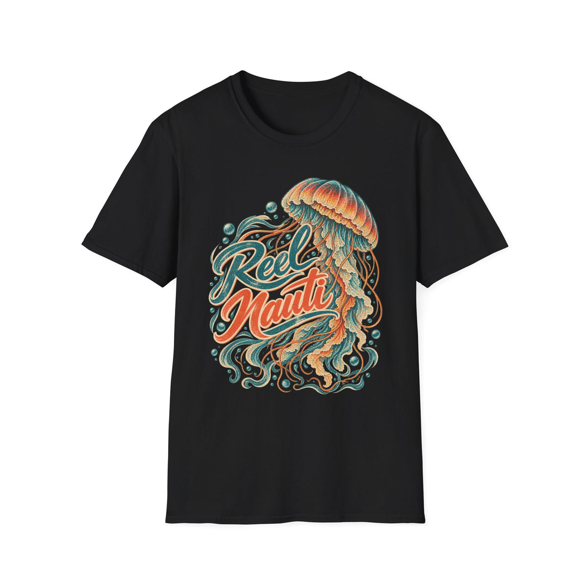 Reel Nauti Octopus Sea Life  T-Shirt