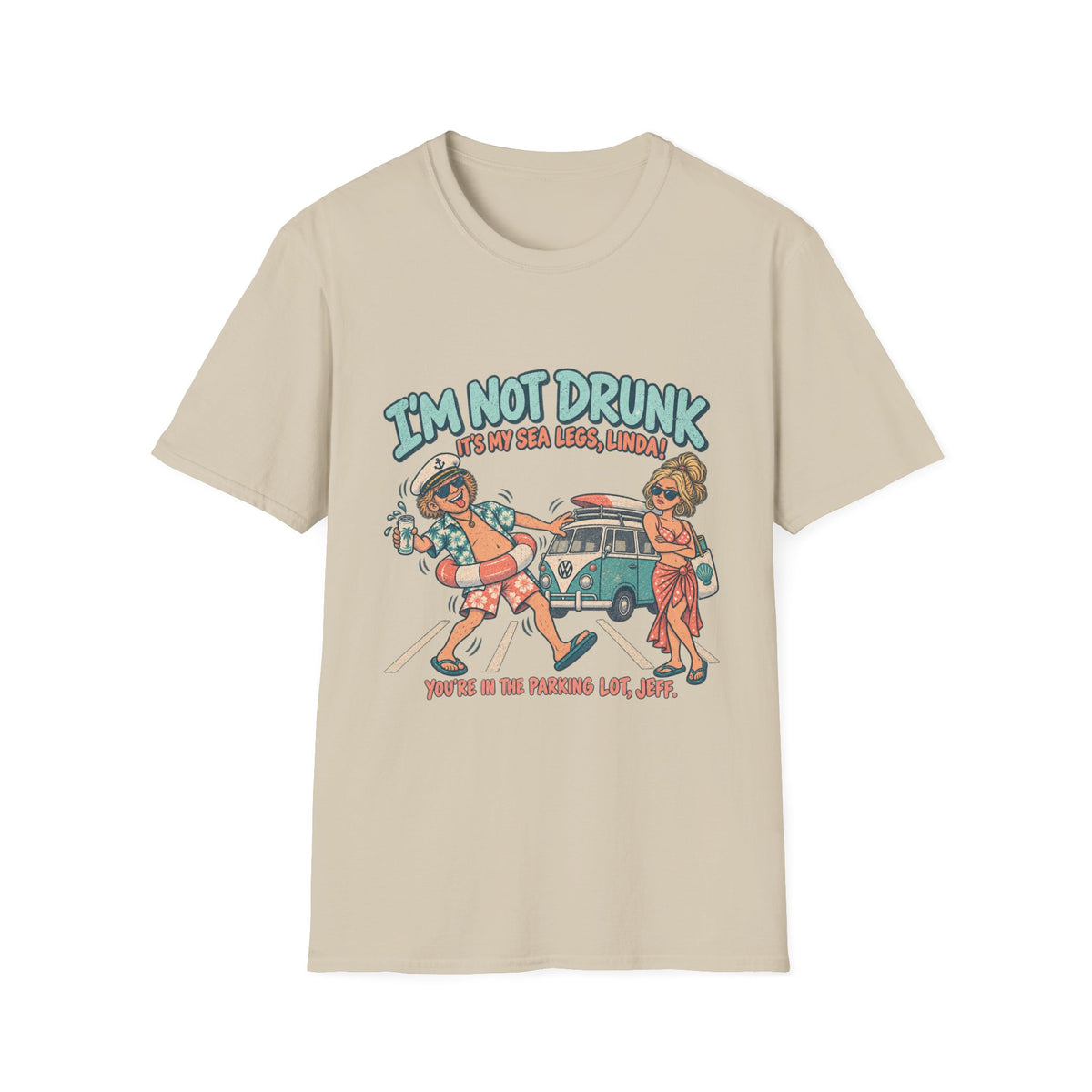 I Am Not Drunk Linda  Coastal T-Shirt