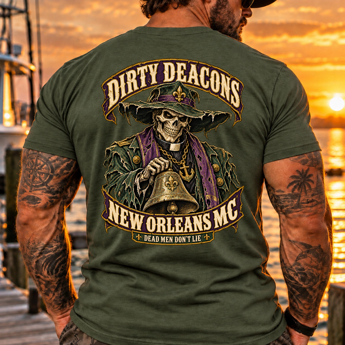 Dirty Deacons New Orleans Maritime Chapter Tee