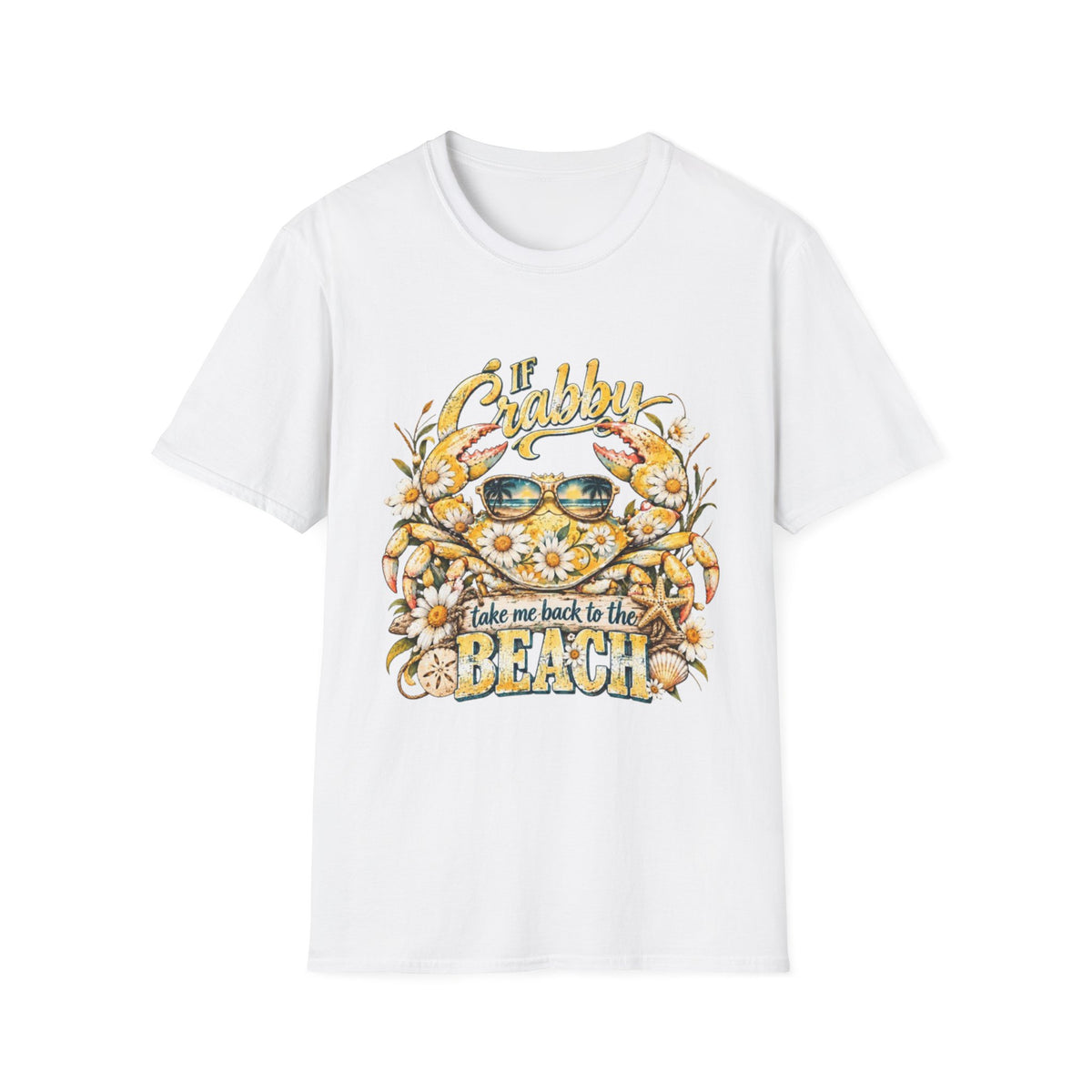 If Crabby Return To Beach Coastal Beach T-Shirt