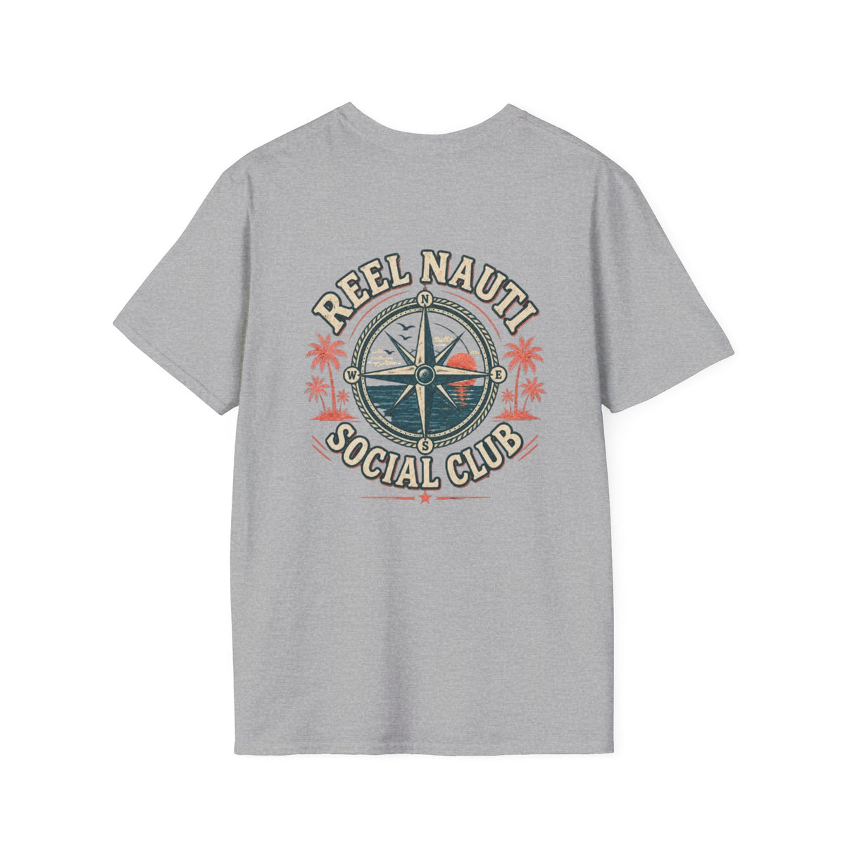 Reel Nauti Social Club Coastal Tee