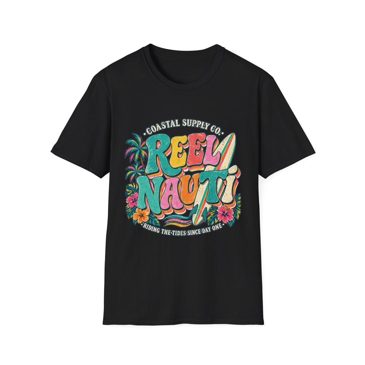 Reel Nauti Retro Surf T-Shirt