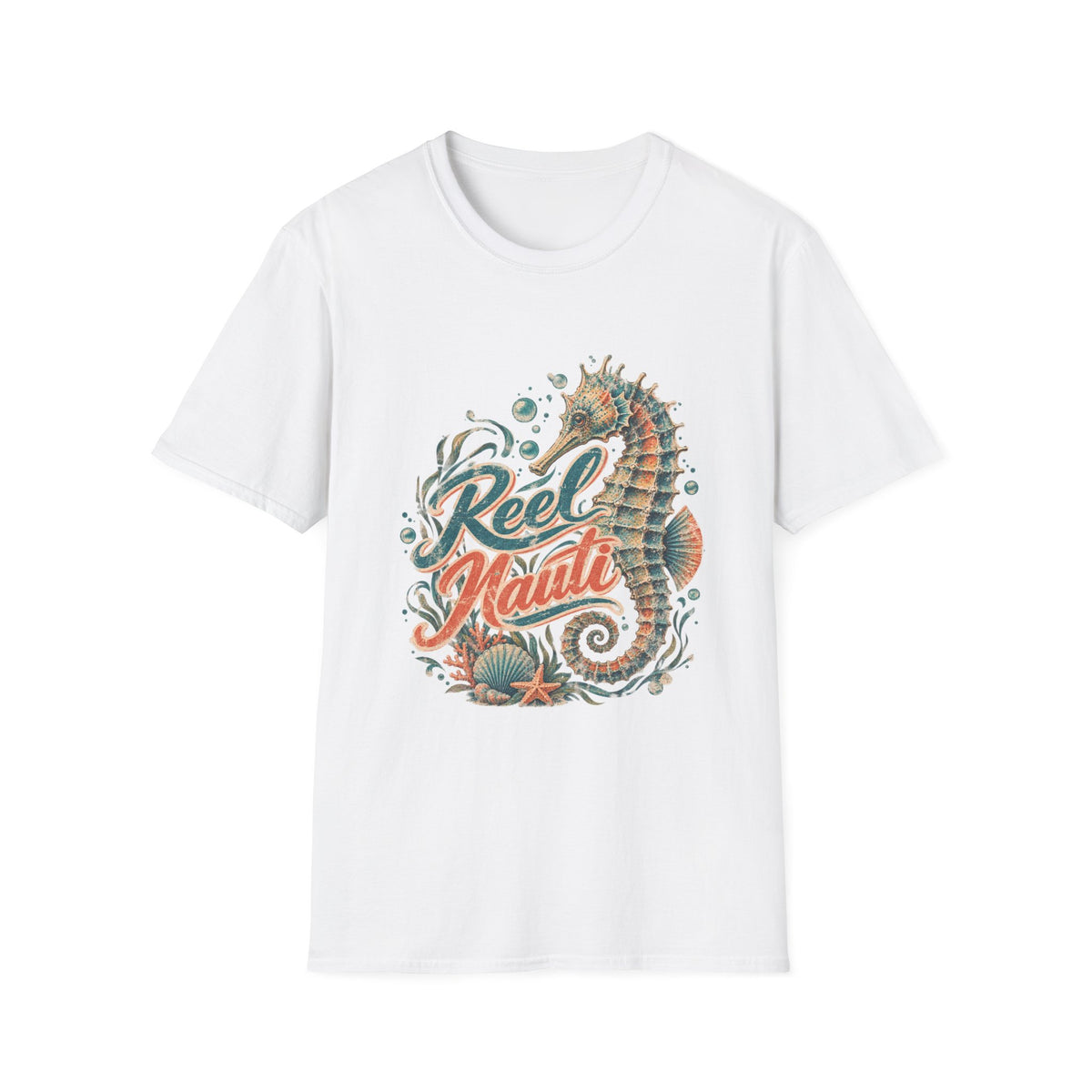 Reel Nauti Sea Horse Offshore Fishing T-Shirt