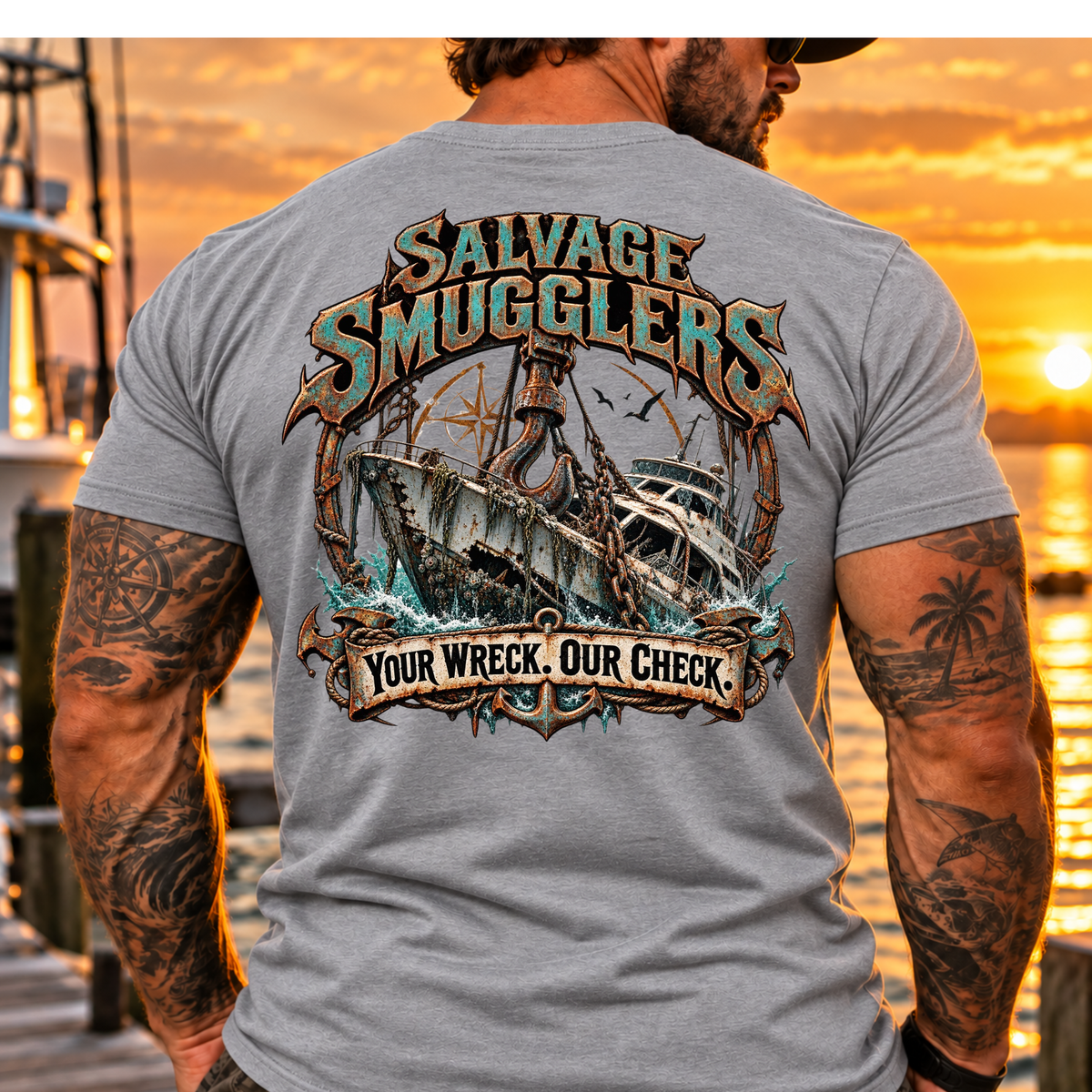 Salvage Smugglers Coastal Tee