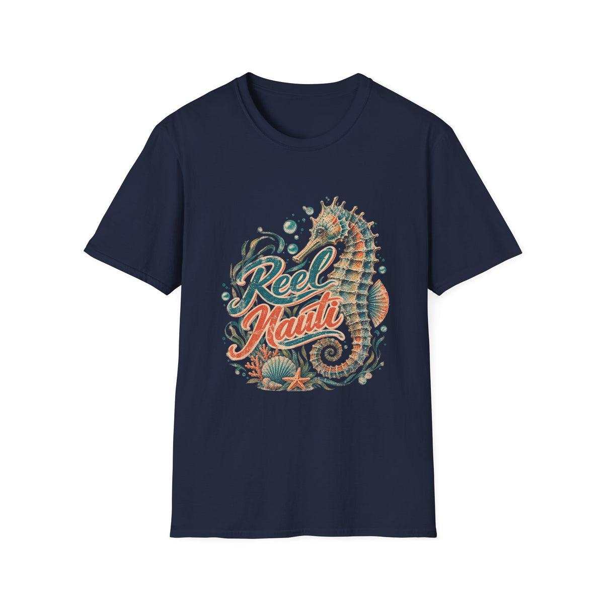 Reel Nauti Sea Horse Offshore Fishing T-Shirt