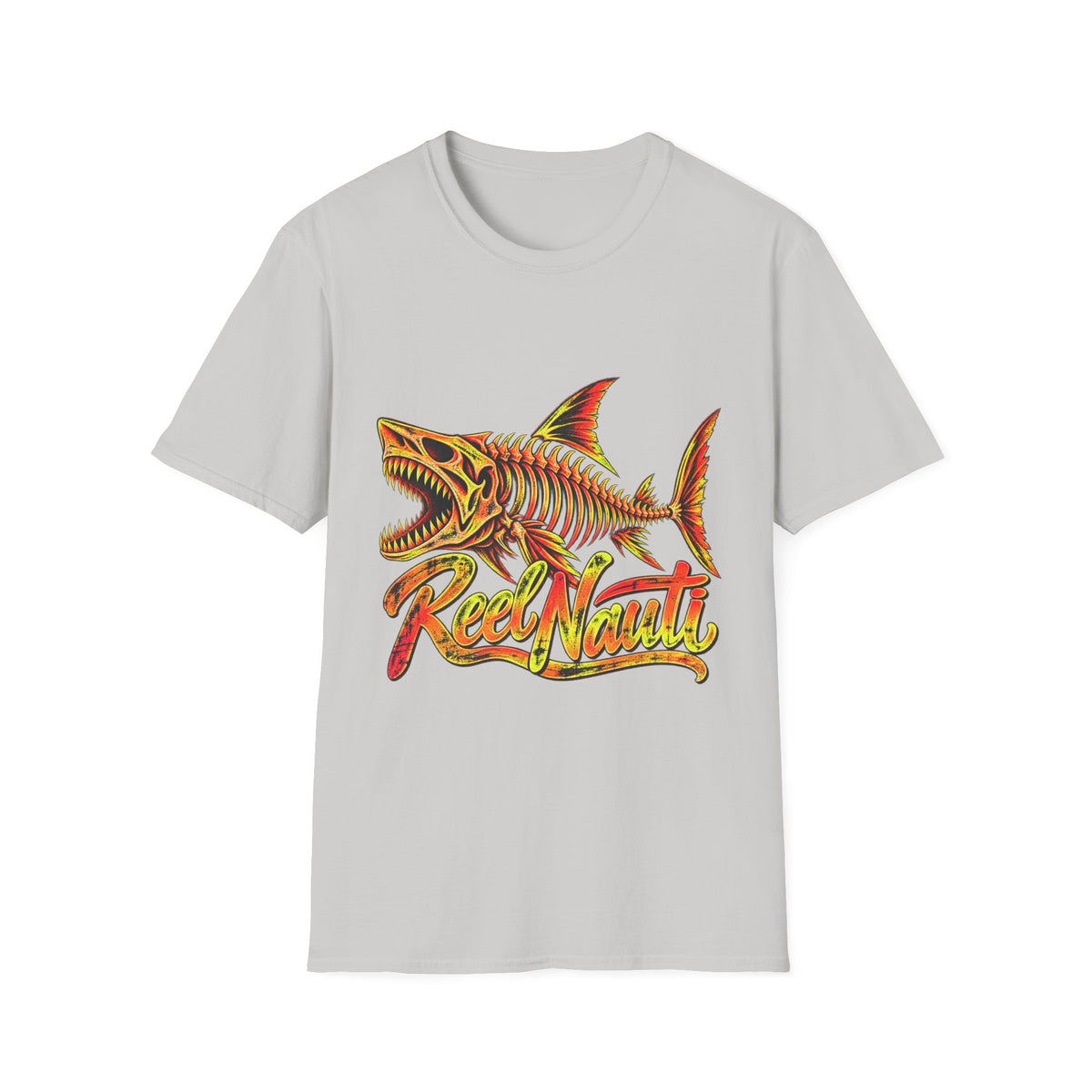 Reel Nauti Shark Red Offshore Retro T-Shirt