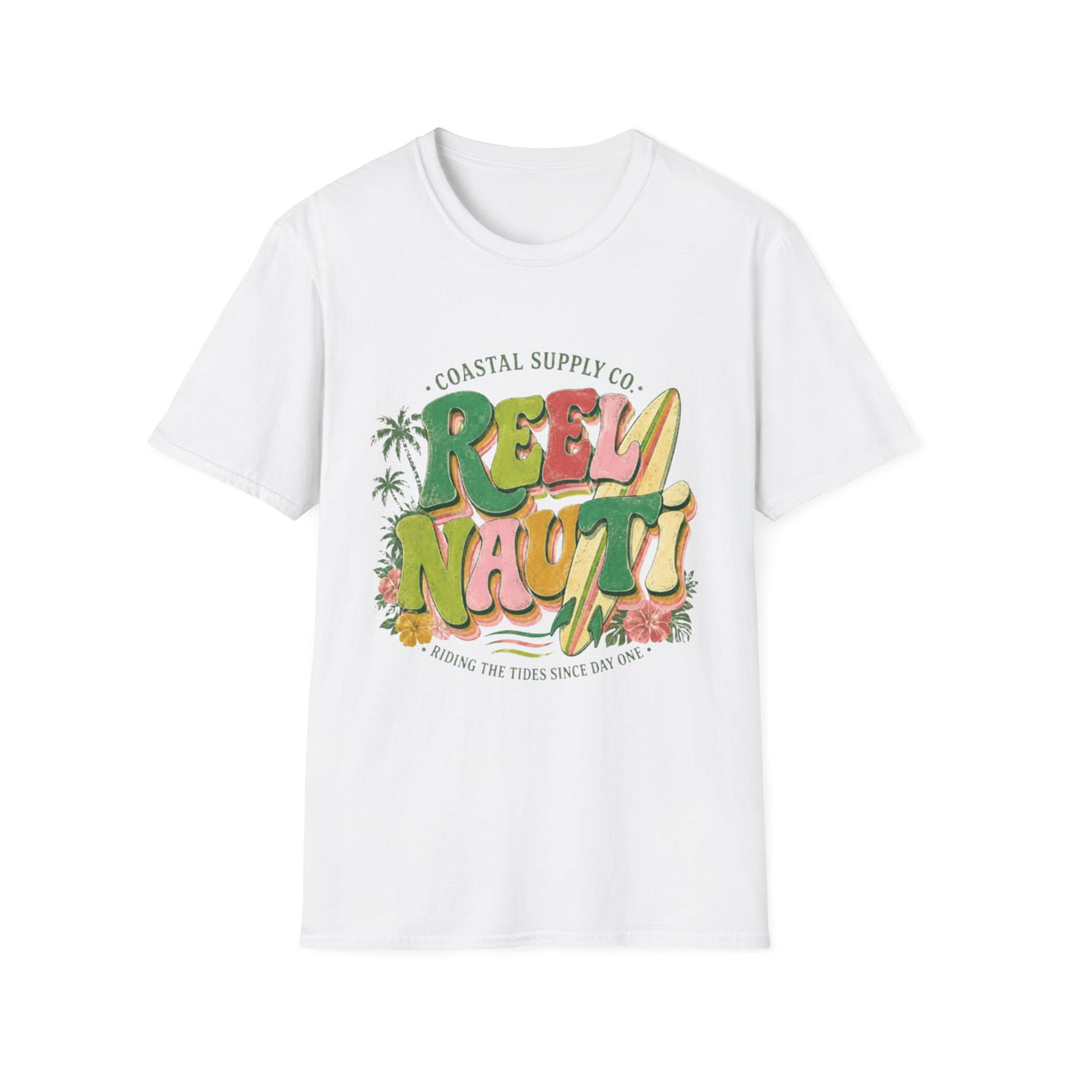 Reel Nauti Retro Surf T-Shirt