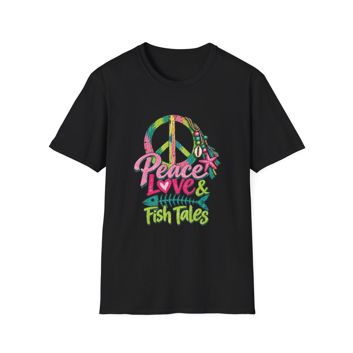 Peace Love and Fish Tales T-Shirti