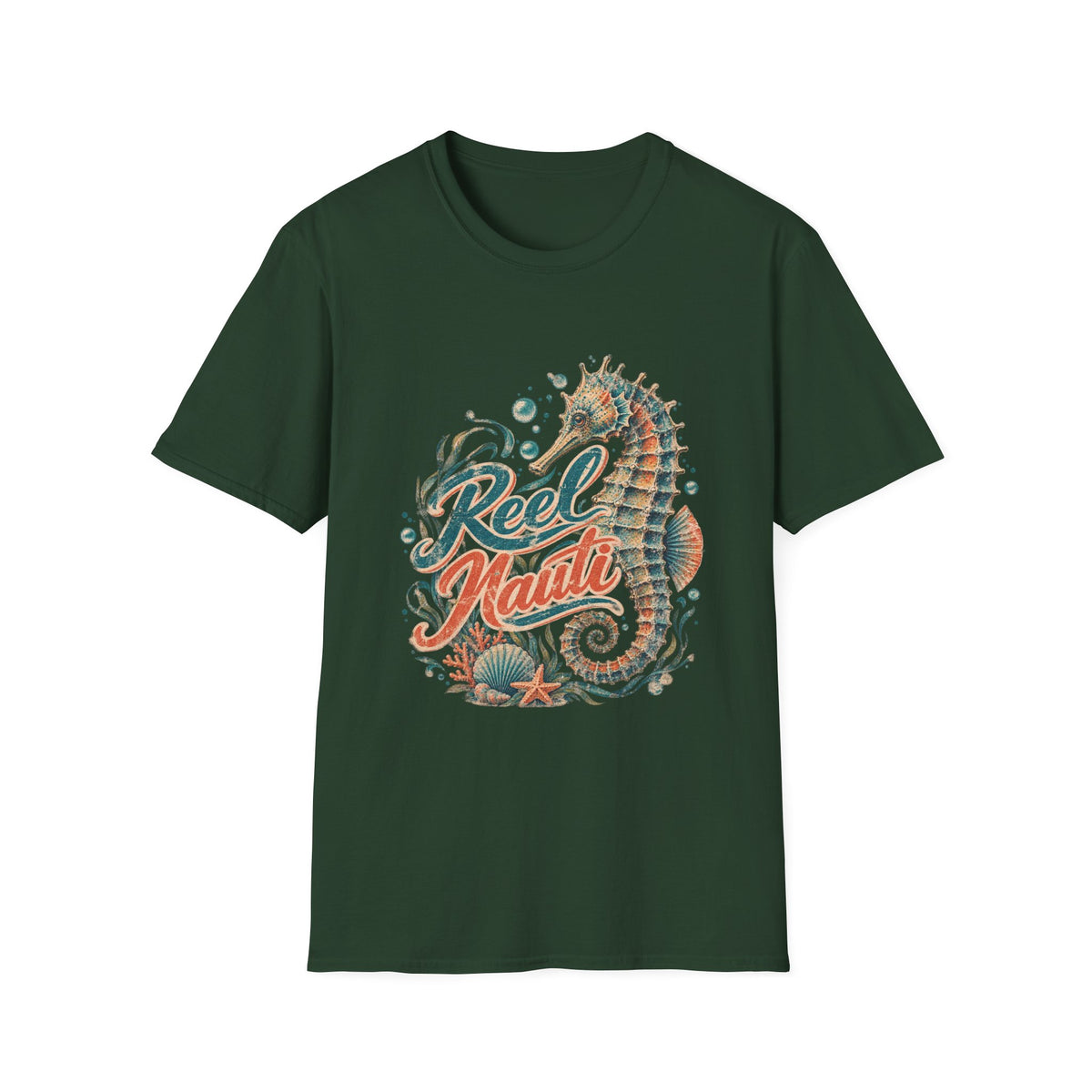 Reel Nauti Sea Horse Offshore Fishing T-Shirt
