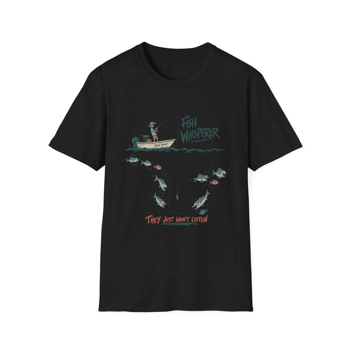 Reel Nauti Fish Whisperer Coastal T-Shirt