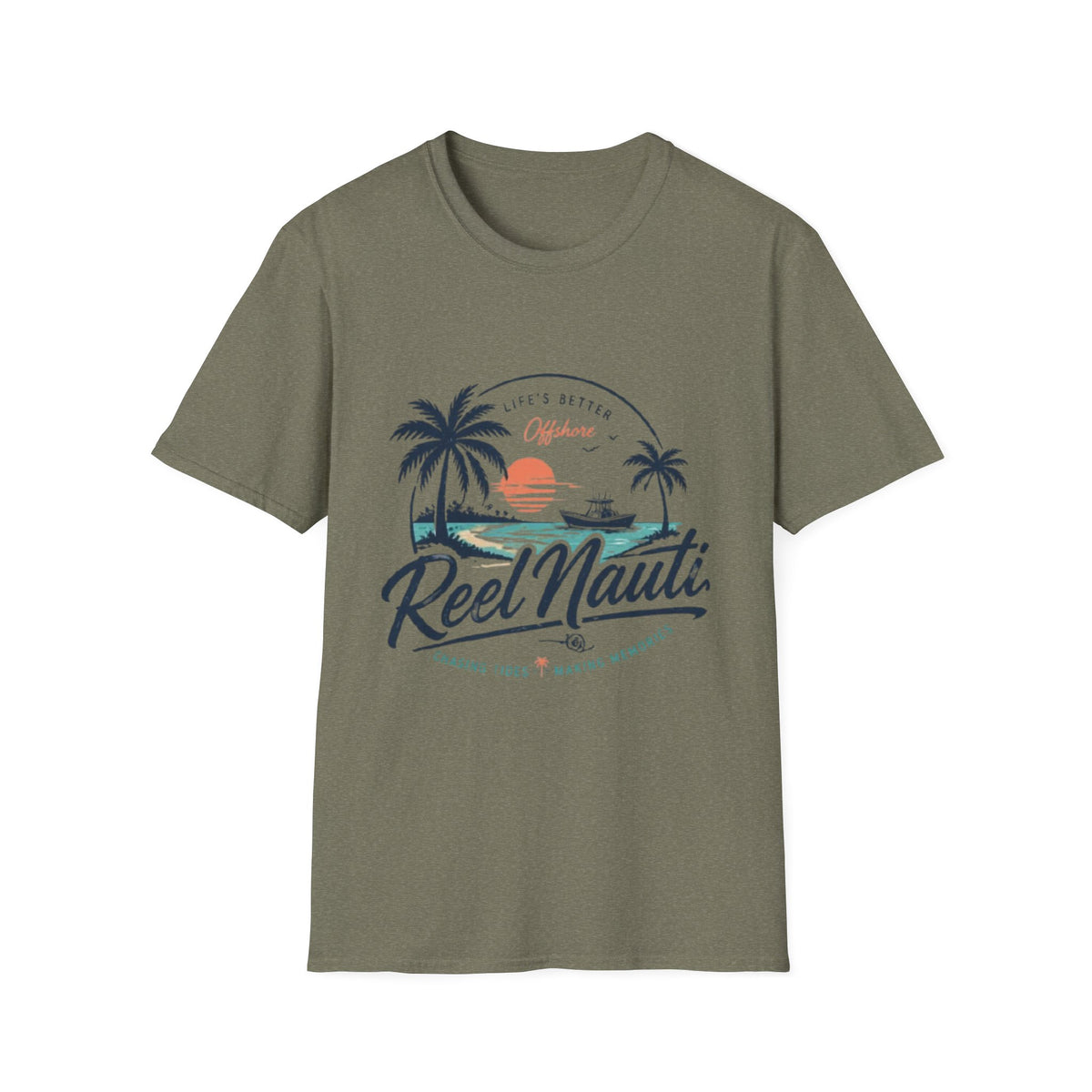 Reel Nauti Fishing T-Shirt " Life is Better OffShore"