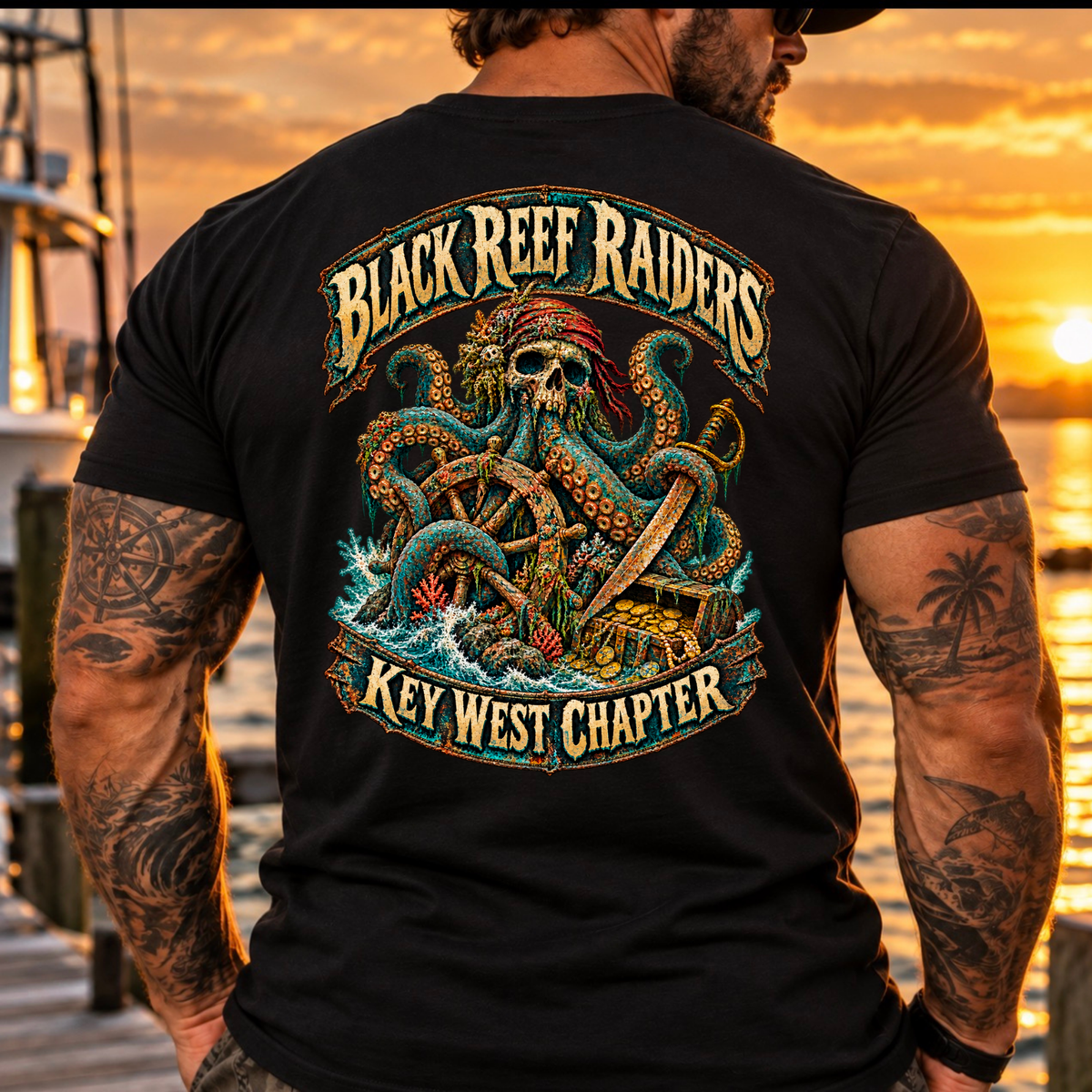 Black Reef Raiders Key West Chapter Tee