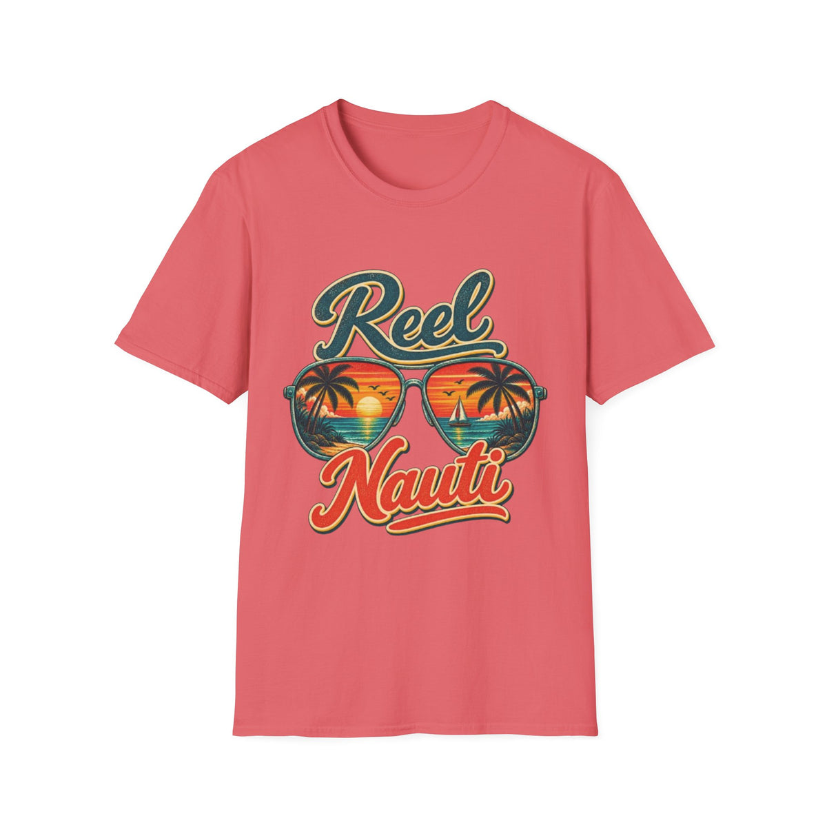Reel Nauti Sunglass Beach T-Shirt