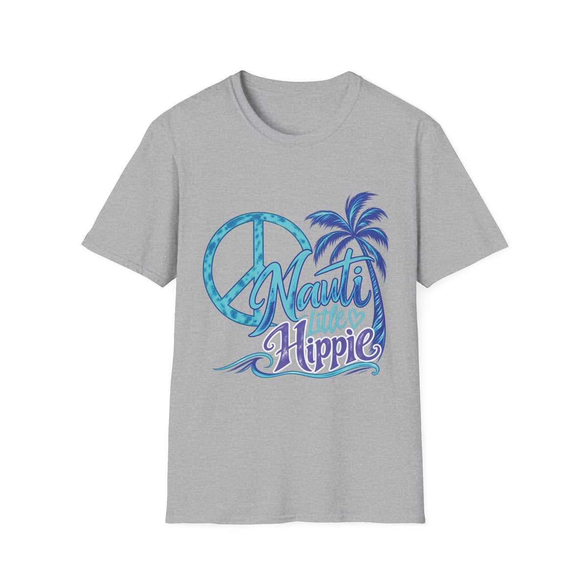 Nauti Little Hippie Retro Coastal Beach T-Shirt