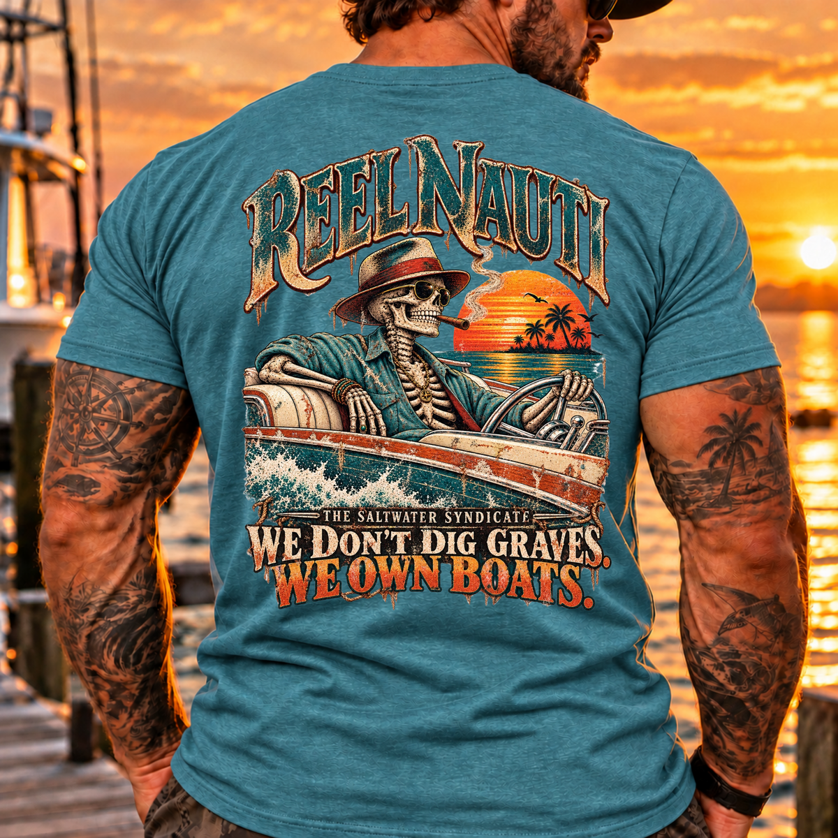 We Don’t Dig Graves We Have Boats Outlaw Tee