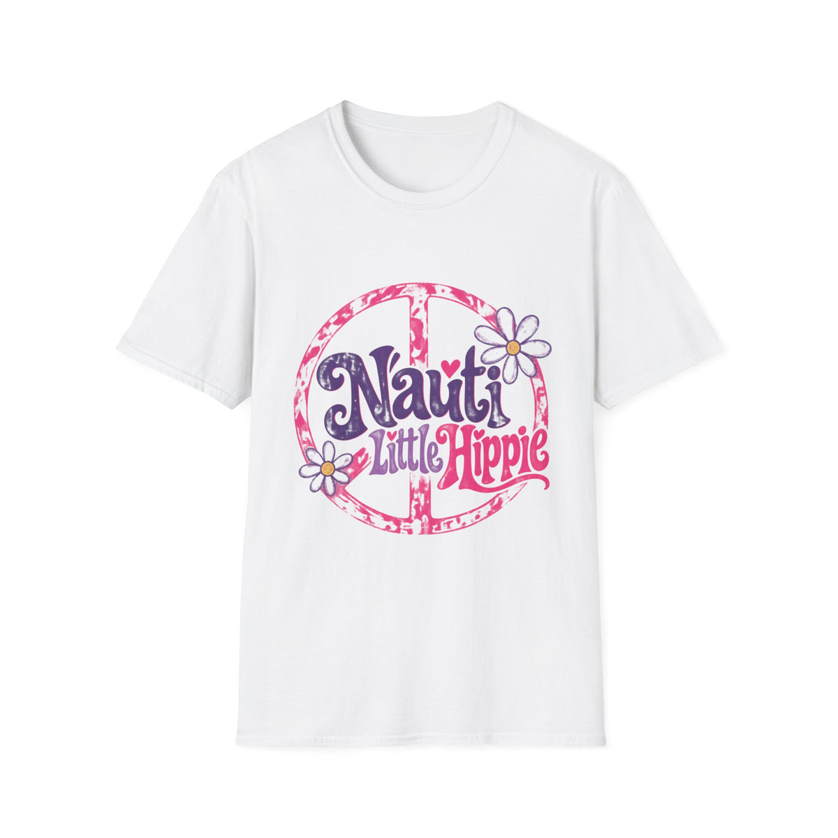 Nauti Little Hippie Retro Coastal Beach T-Shirt