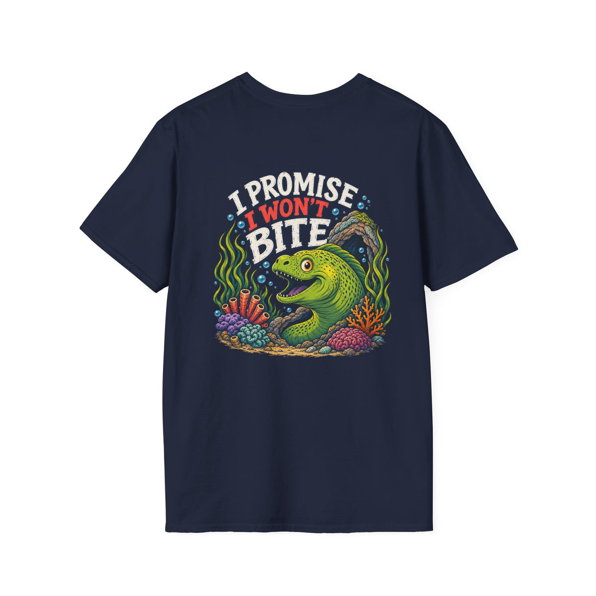 Reel Nauti I Promise I WON'T Bite Moray Eel Tee