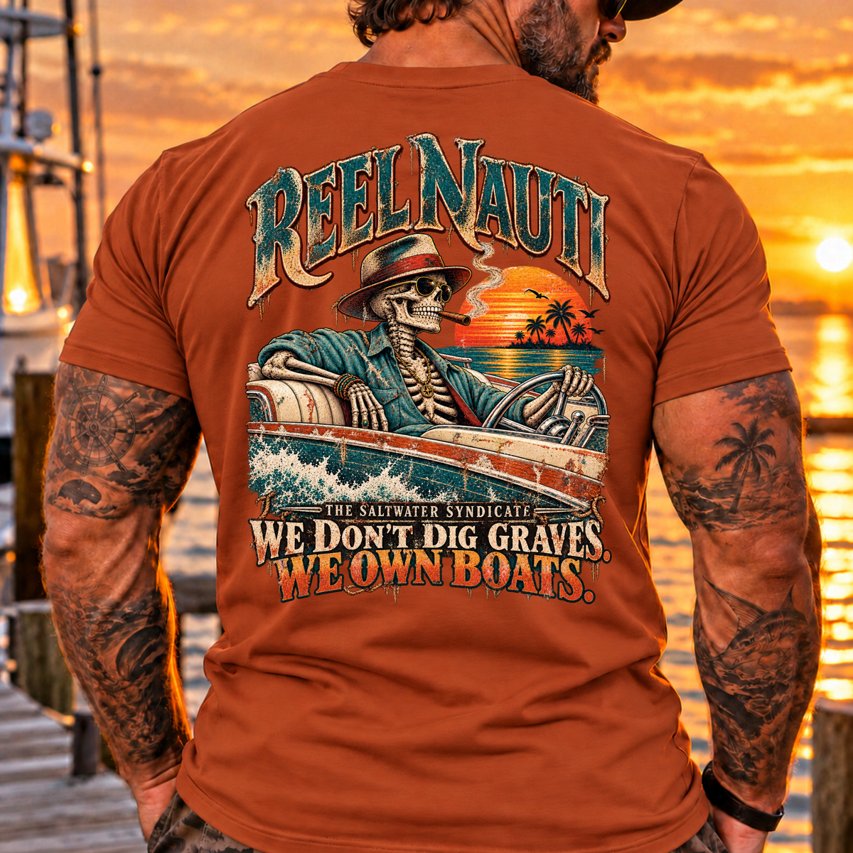 We Don’t Dig Graves We Have Boats Outlaw Tee