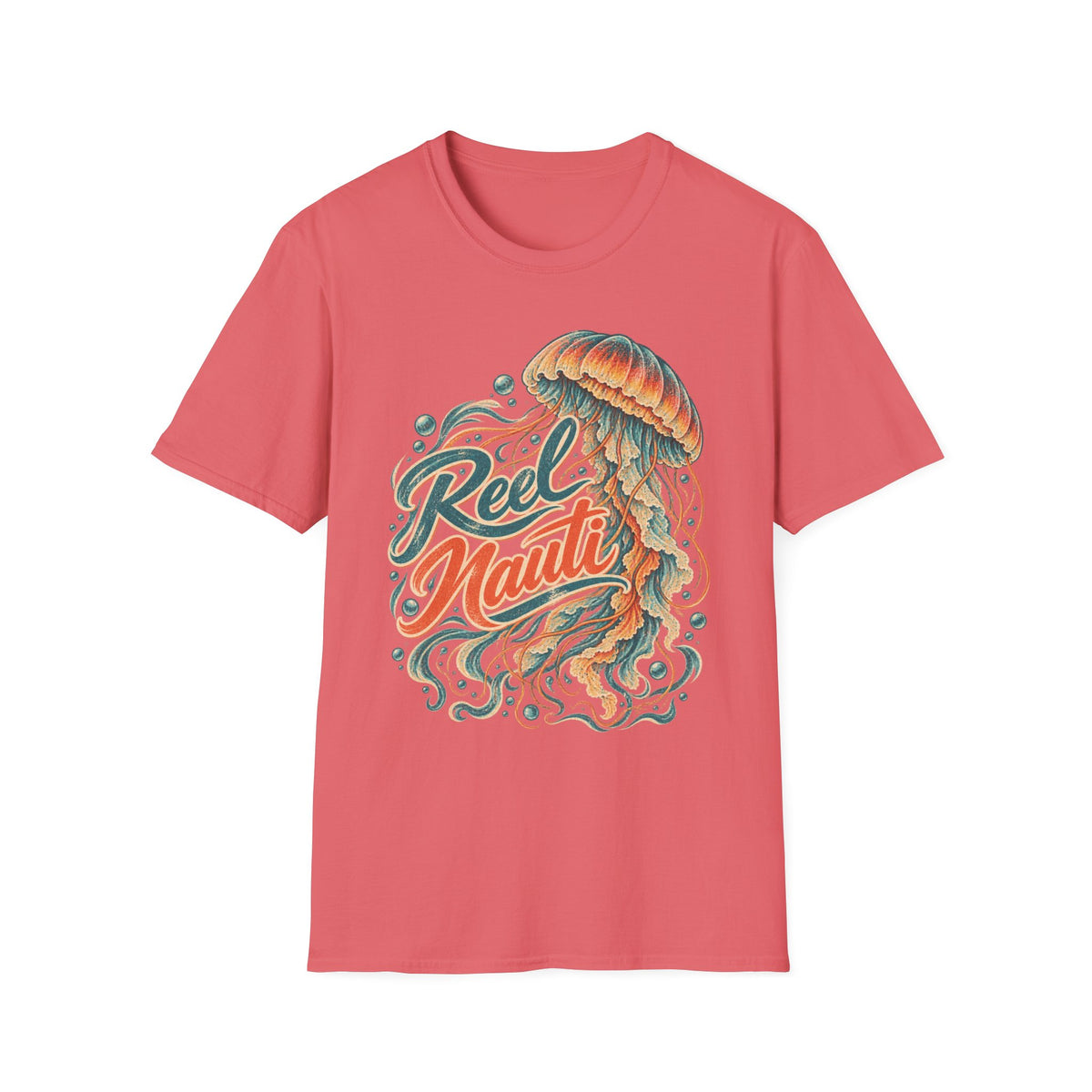 Reel Nauti Octopus Sea Life  T-Shirt