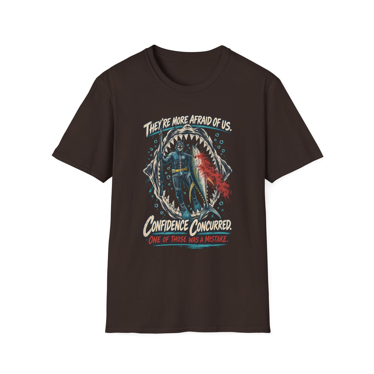 Spearfishing Confidence Offshore Fishing T-Shirt