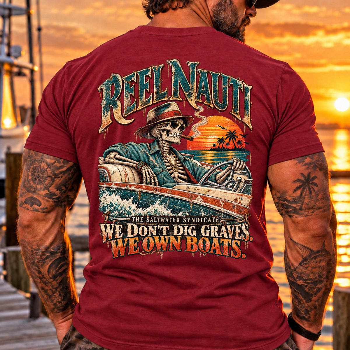 We Don’t Dig Graves We Have Boats Outlaw Tee