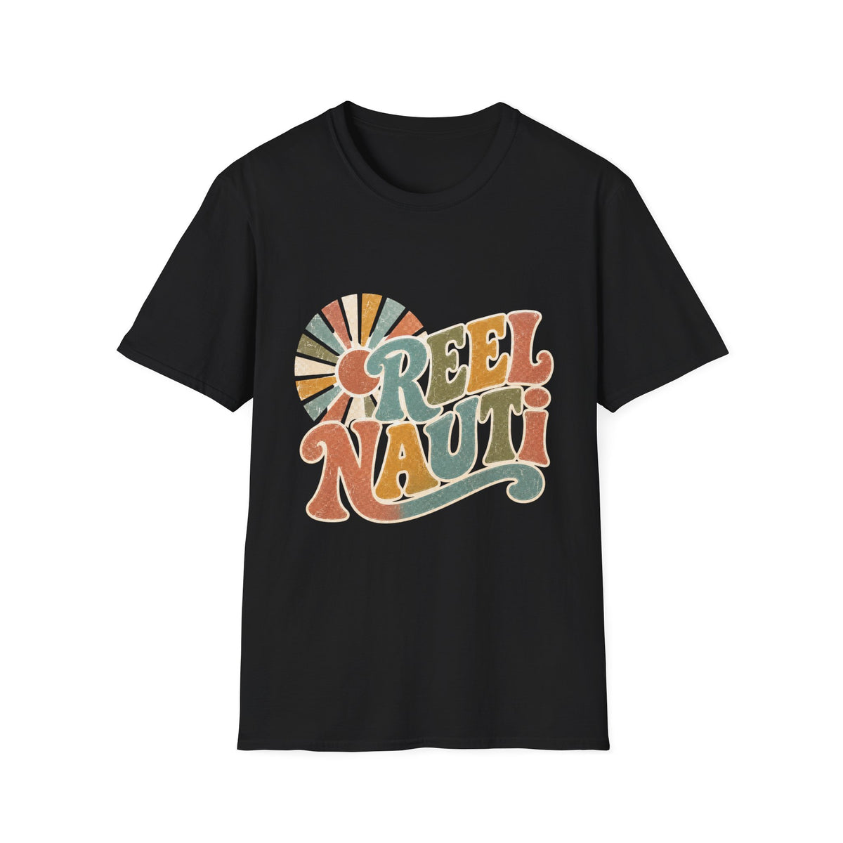 Reel Nauti Retro Fishing T‑Shirt