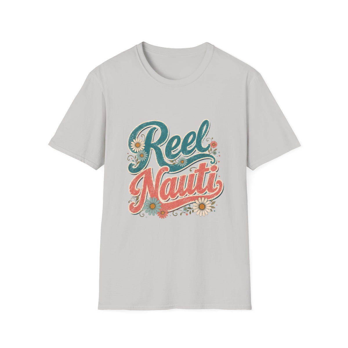 Reel Nauti Daisy Coastal Beach T-Shirt
