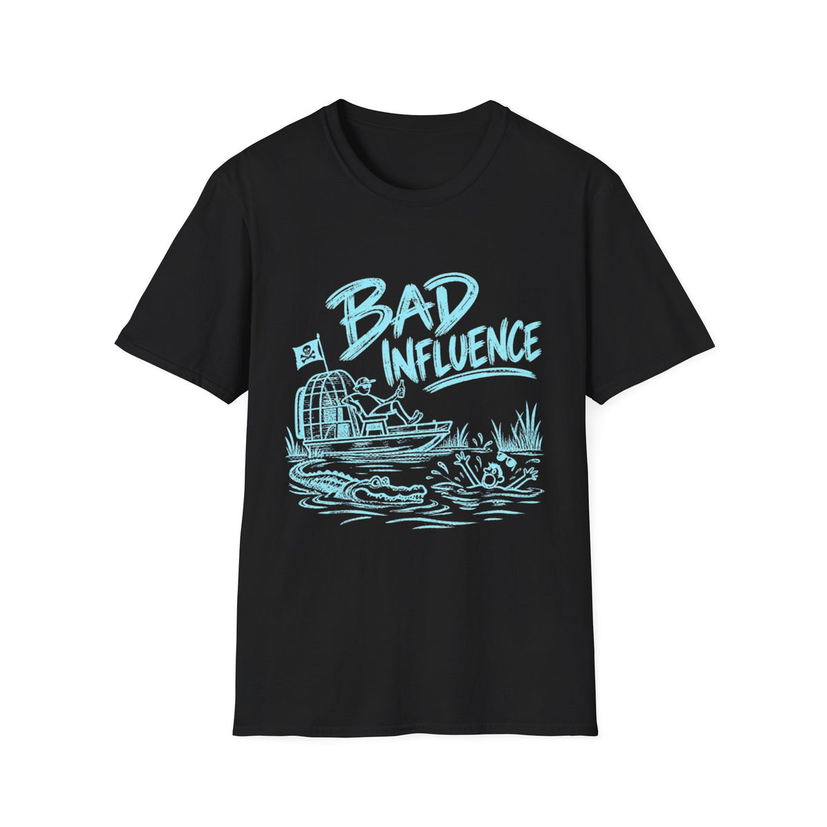 Bad Influence Fish Shirt Offshore Fishing T-Shirt