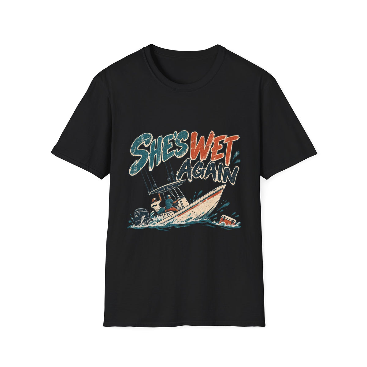 Reel Nauti She’s Wet Again Coastal T-Shirt