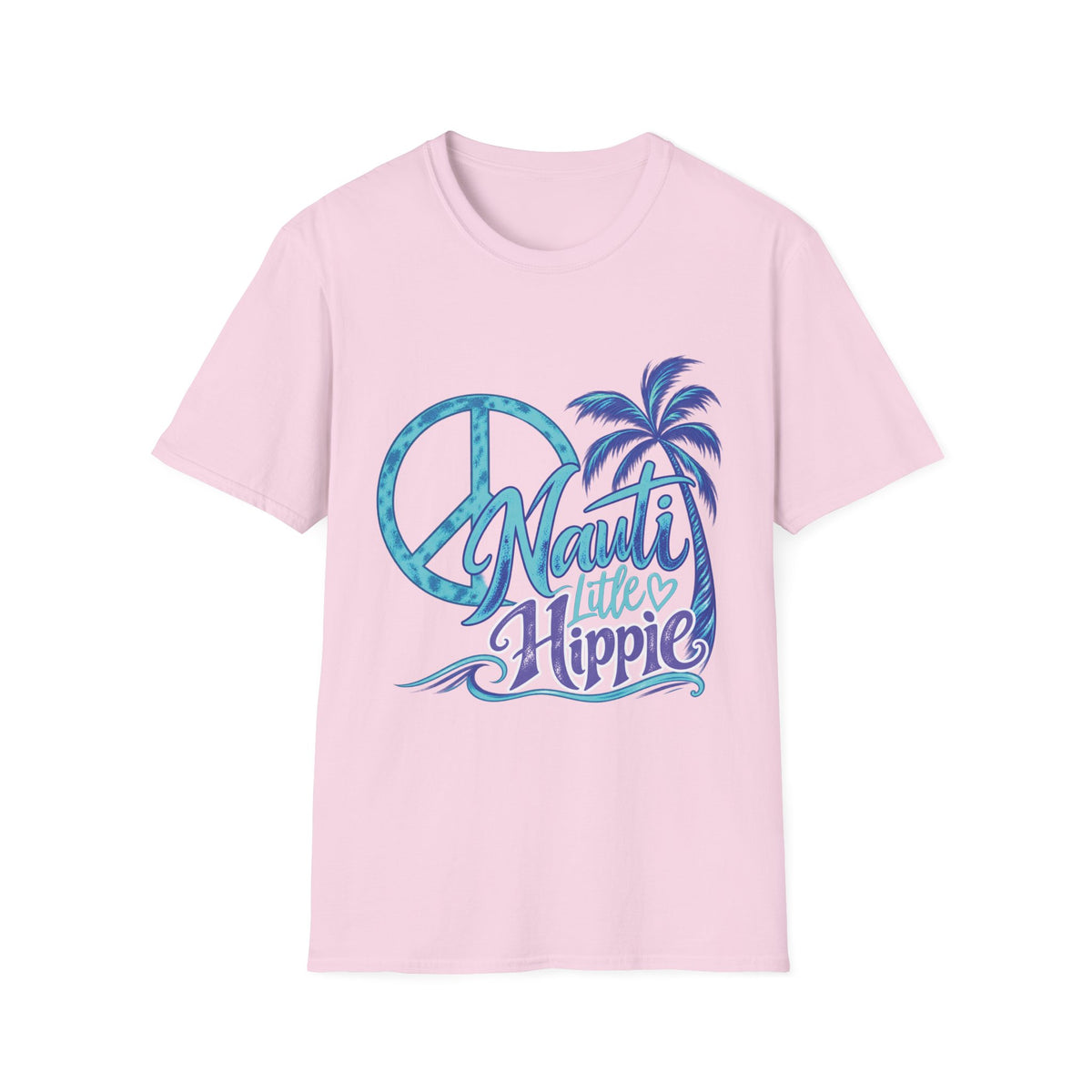Nauti Little Hippie Retro Coastal Beach T-Shirt