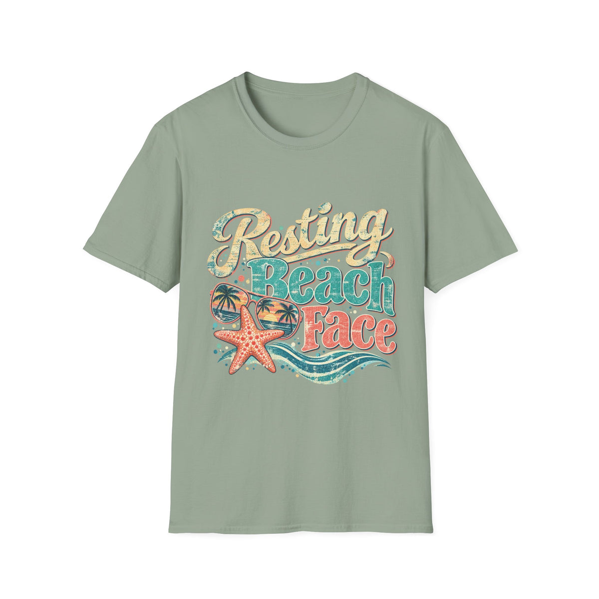 Resting Beach Face T-Shirt