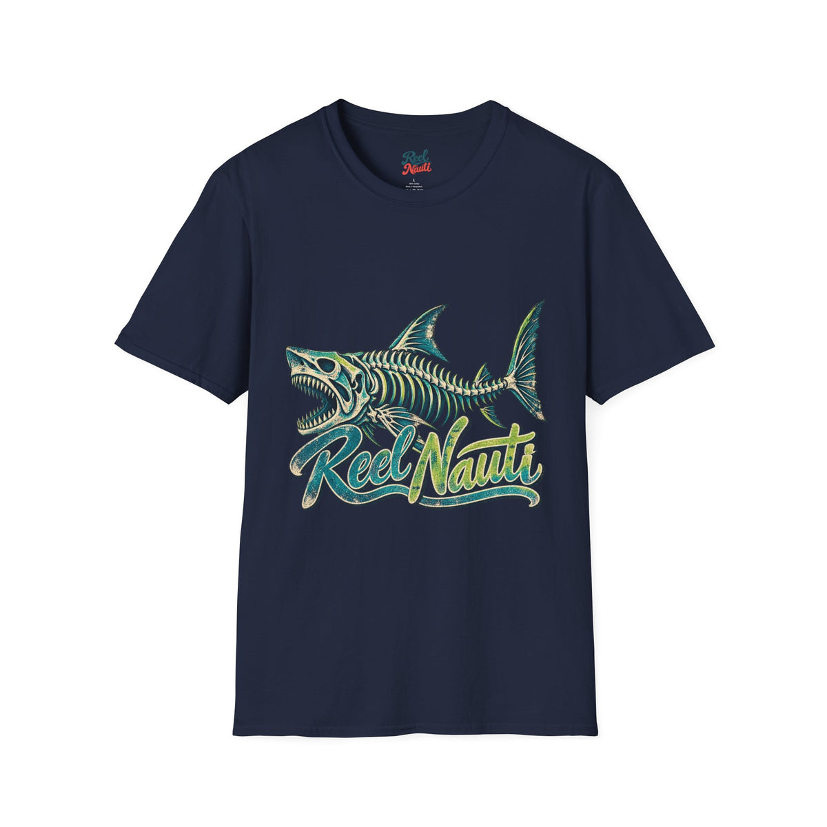 Reel Nauti Offshore Fishing Shark #1 Collection Softstyle T-Shirt