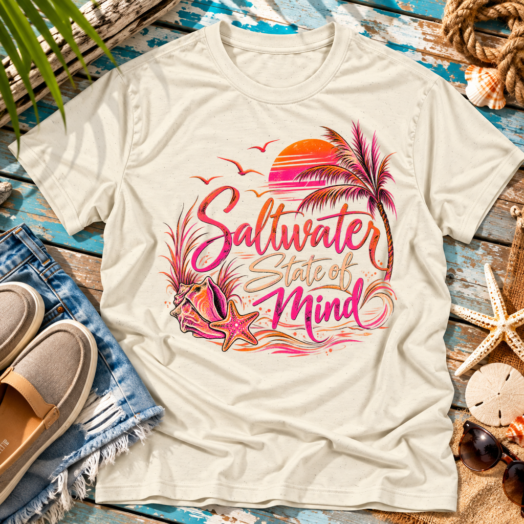 Reel Nauti Saltwater State Tee