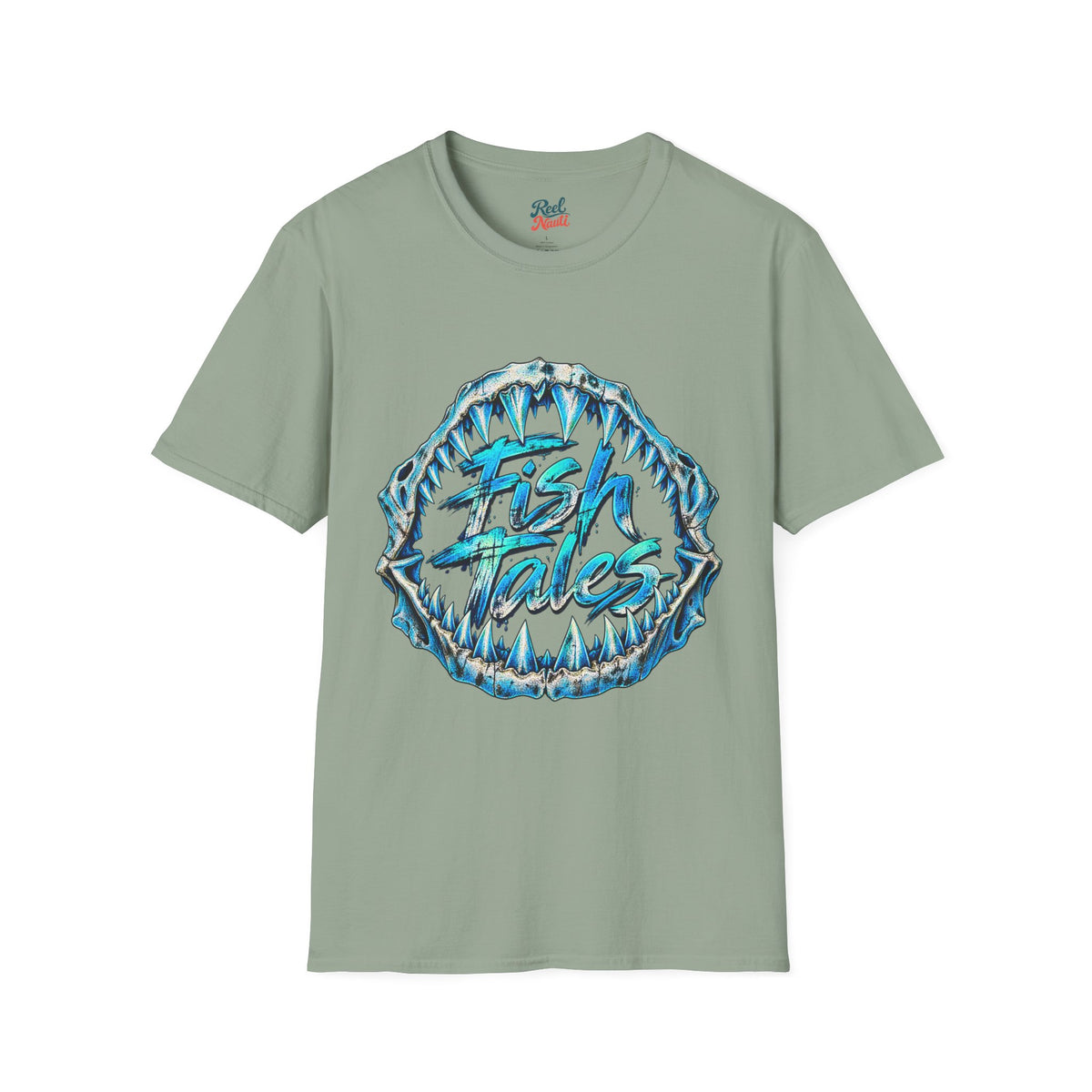 Reel Nauti Egret Sea life Collection Softstyle T-Shirt