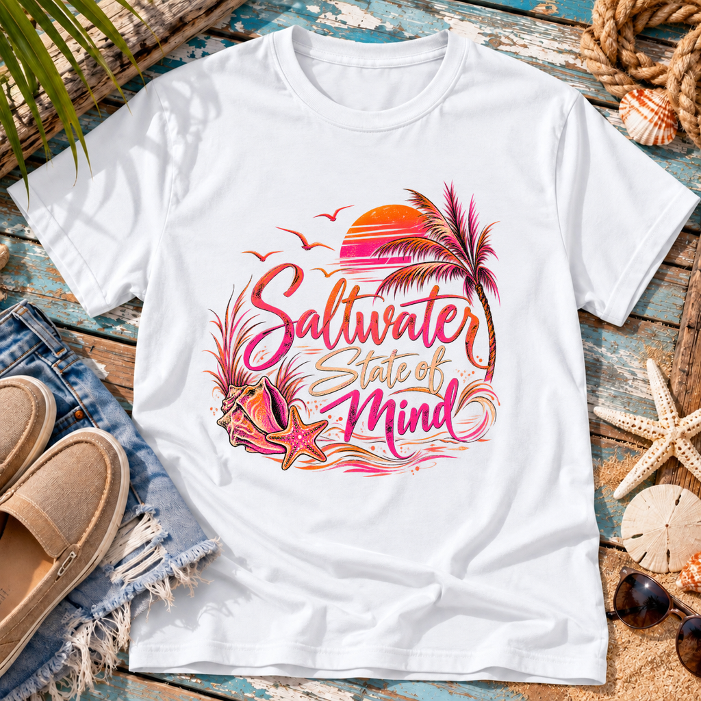 Reel Nauti Saltwater State Tee