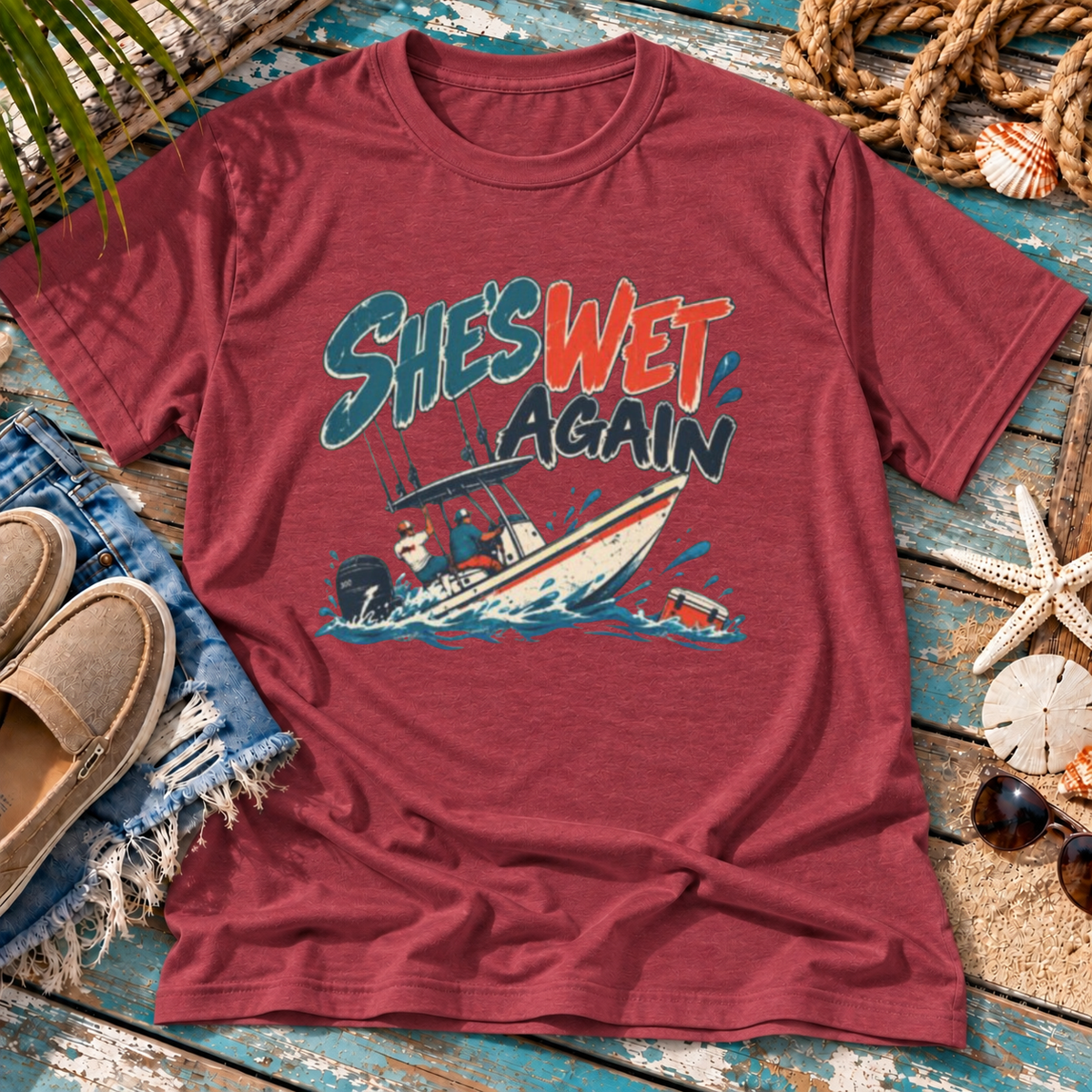 The Boat is Wet Coastal T-Shirt