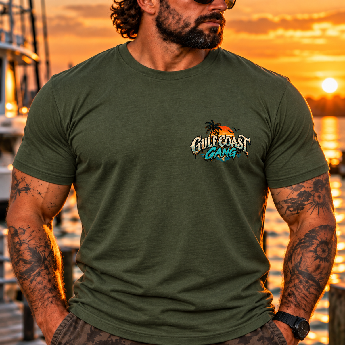 Gulf Coast Gang Outlaw Coastal Tee