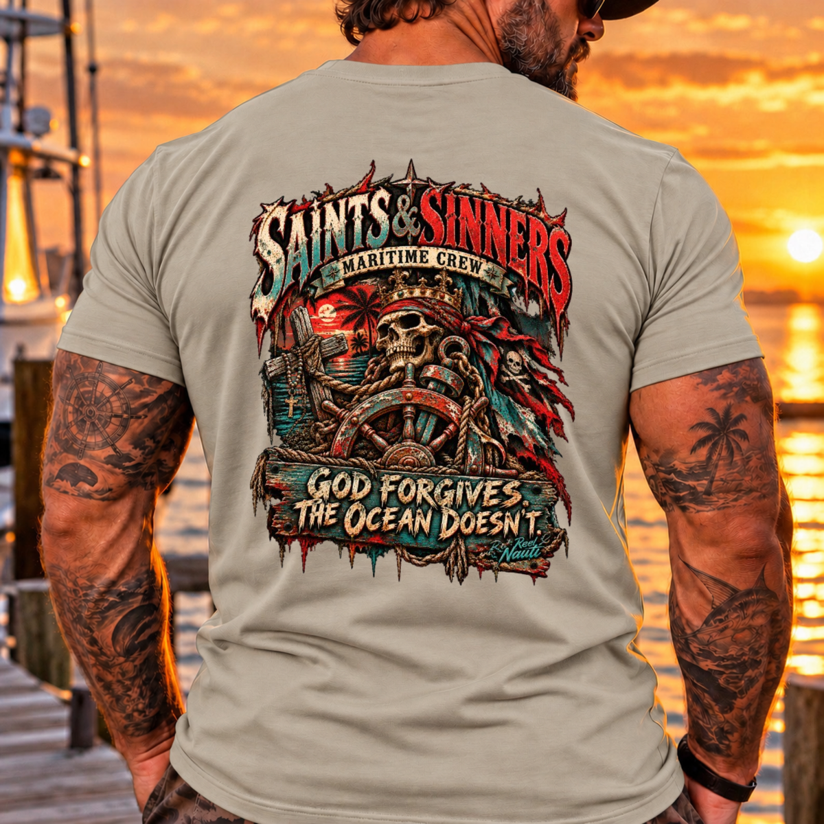 Saints & Sinners Maritime Crew Tee