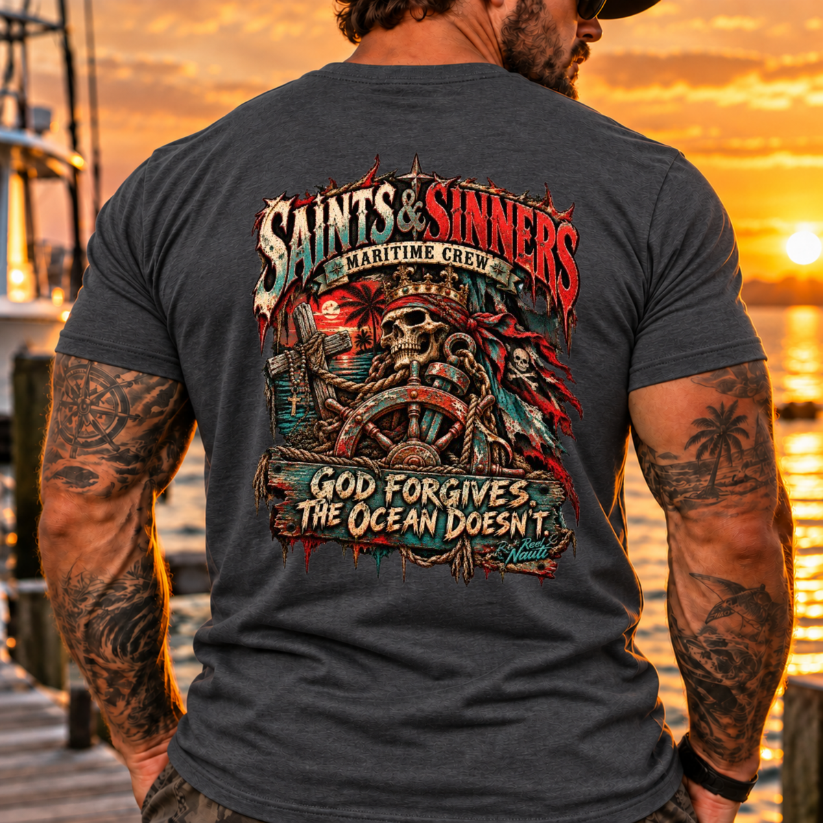 Saints & Sinners Maritime Crew Tee