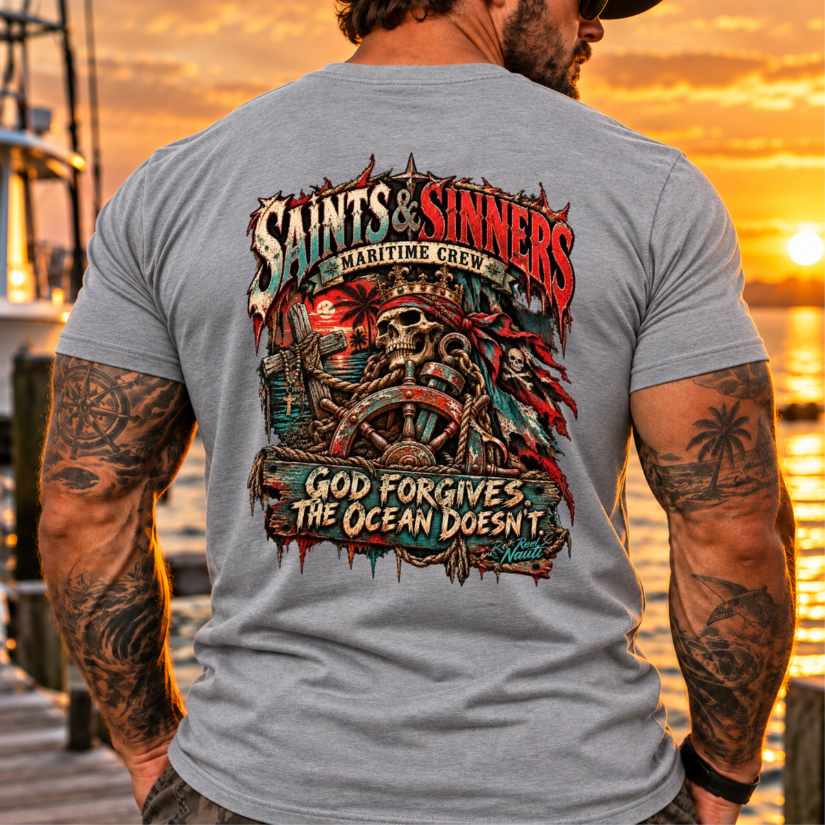 Saints & Sinners Maritime Crew Tee