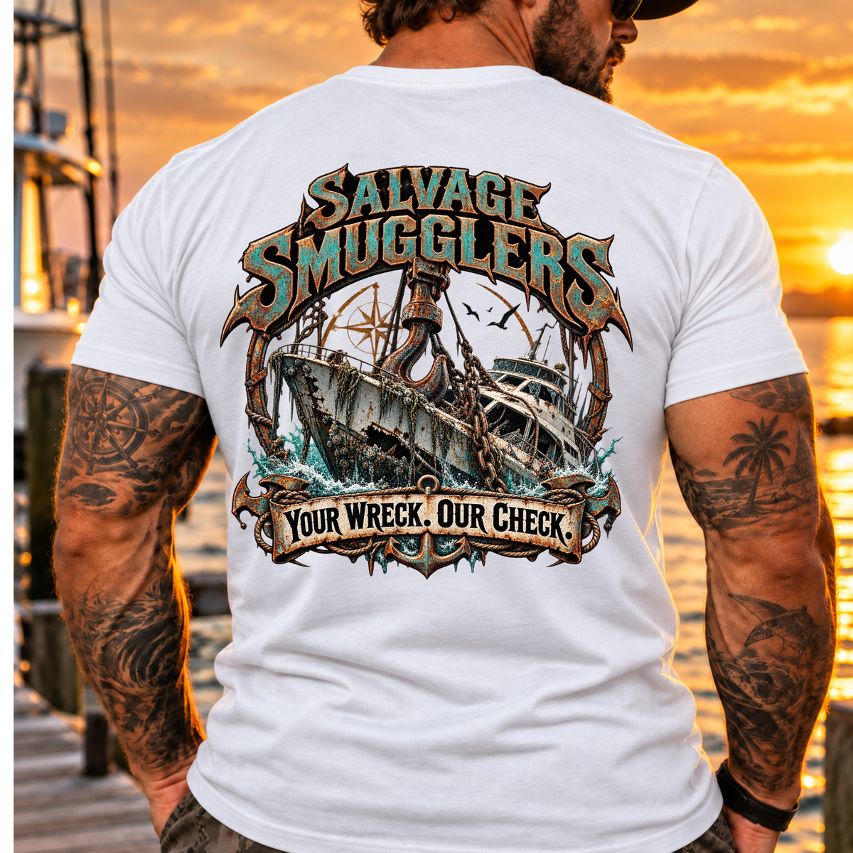 Salvage Smugglers Coastal Tee