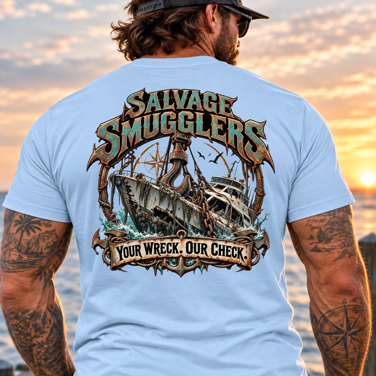 Salvage Smugglers Coastal Tee