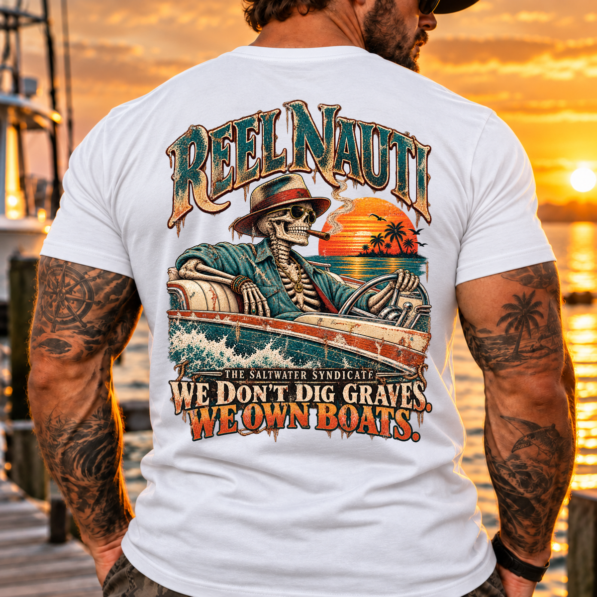 We Don’t Dig Graves We Have Boats Outlaw Tee