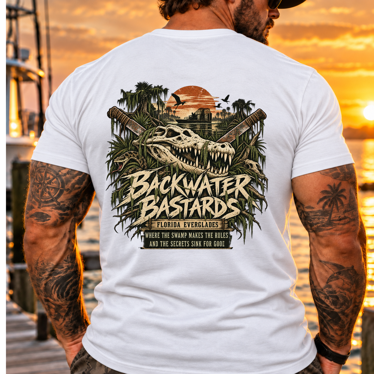 Backwater Bastards Florida Everglades Tee