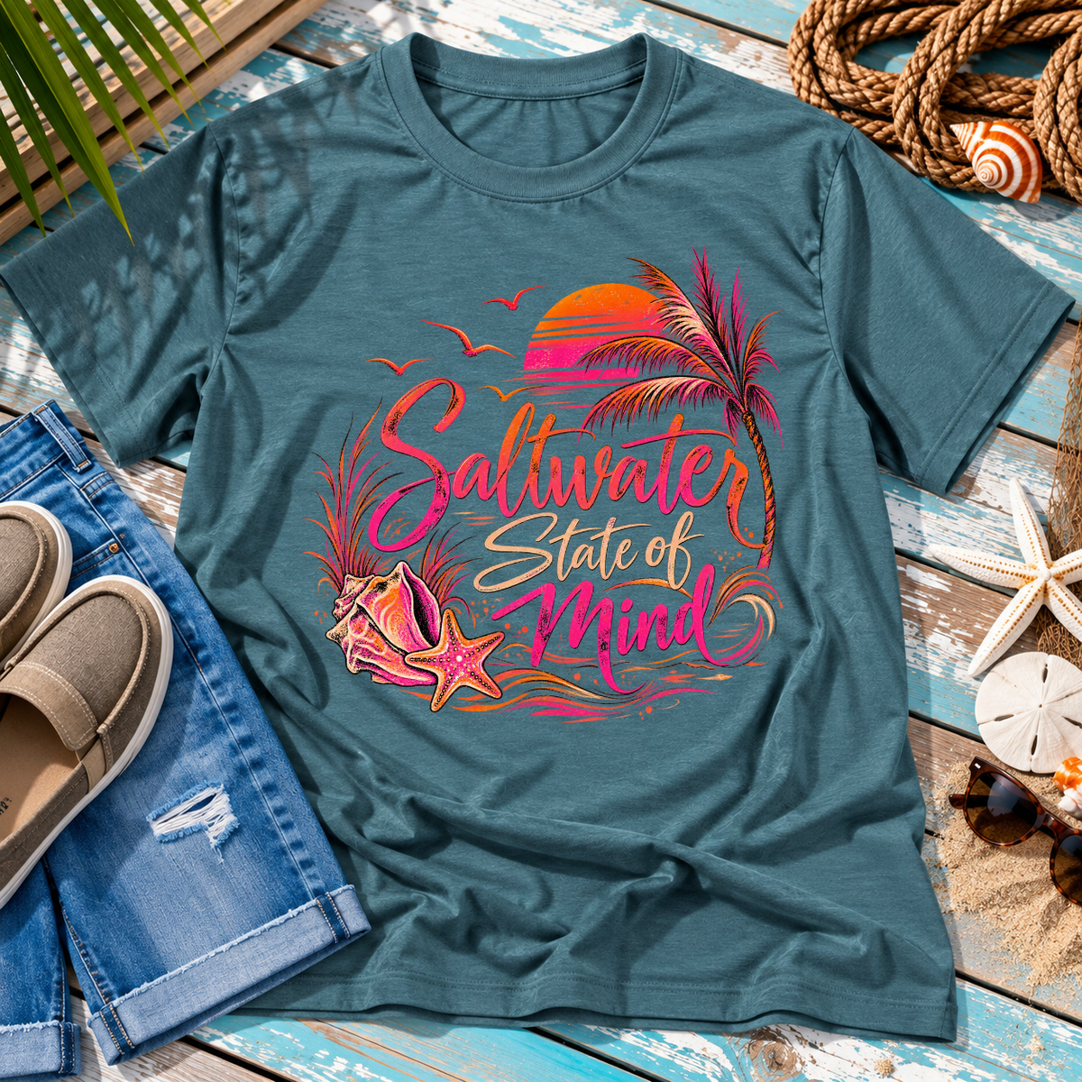 Reel Nauti Saltwater State Tee