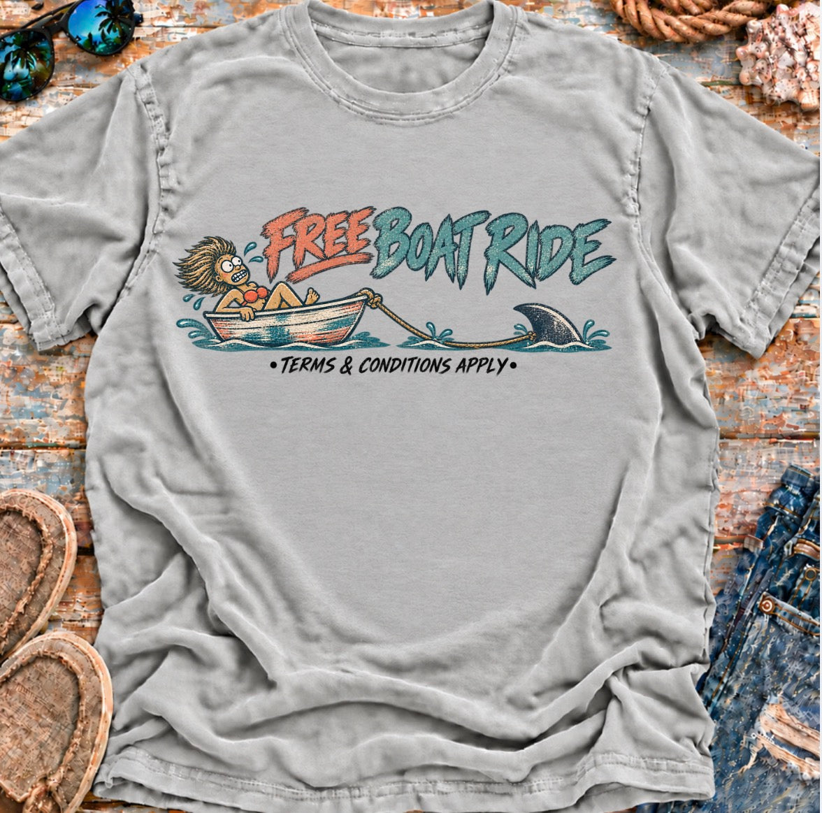 Chum Bucket List Funny Coastal T-Shirt