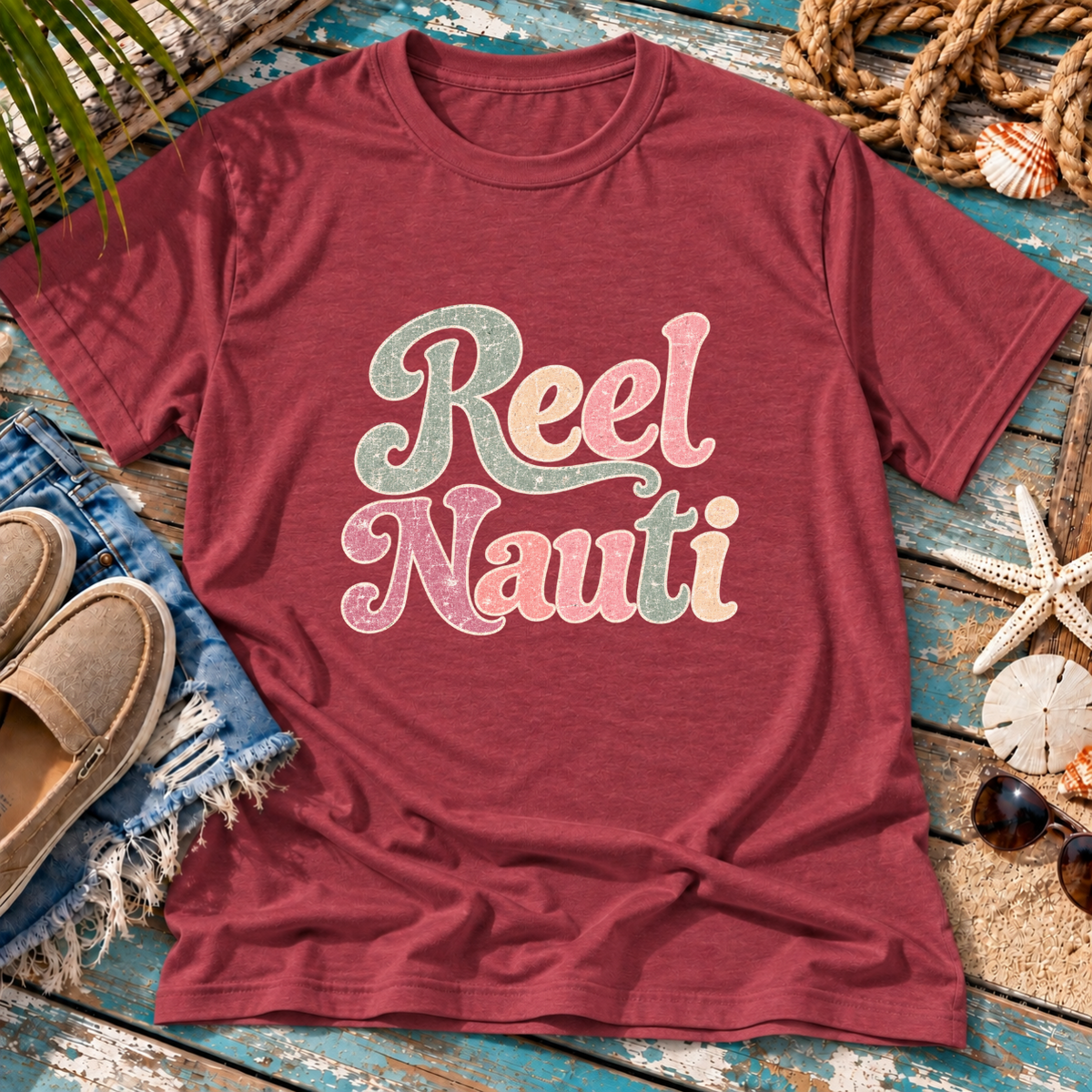 Reel Nauti Beach T-Shirt
